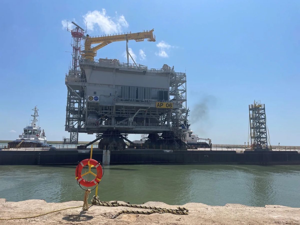 Wind energy substation sets sail for New York offshore project